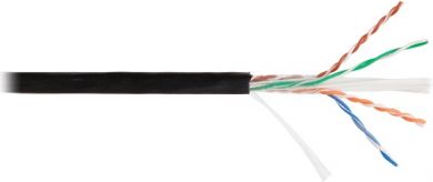 Electro cable group Kaabel U/UTP CAT6 PE 4x2x0,5 must U/UTPCAT6 PE | Elektrika.lv