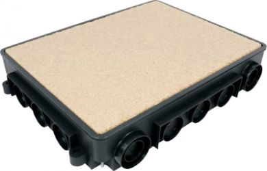 Kopos Floor box for concreting 332x250mm for KOPOBOX 57 KUP 57_FB | Elektrika.lv