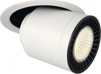 SLV Gaismeklis SUPROS MOVE LED, 36W, 4000K 60° CRI90 3520lm, balts 1003314 | Elektrika.lv