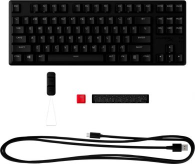 HyperX KEYBOARD ALLOY ORIGINS PBT HX/RED 639N3AA#ABA HYPERX 639N3AA#ABA | Elektrika.lv