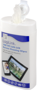 Logilink Cleaning wipes LCD and TFT Screens  100pc(s) RP0010 | Elektrika.lv