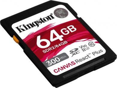 Kingston MEMORY SDXC 64GB C10/SDR2/64GB KINGSTON SDR2/64GB | Elektrika.lv