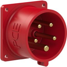 PCE Spraudnis paneļu 5x16A (3P+N+E) 6h IP44 sarkans 615-6f6 | Elektrika.lv