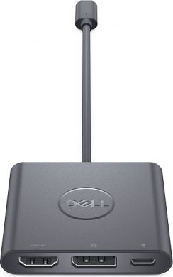 Dell Адаптер USB-C to HDMI/DP ar Power Pass-Through 470-AEGY | Elektrika.lv