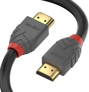 Lindy HDMI-A kabelis, 10m, Standard, Anthra Line, melns 36967 | Elektrika.lv