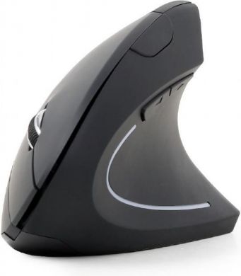 Gembird Computer mouse, Wireless, USB, AA, Black MUSW-ERGO-01 | Elektrika.lv