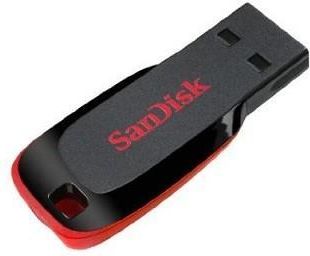 SanDisk USB flash, USB2 128GB, Melna SDCZ50-128G-B35 | Elektrika.lv