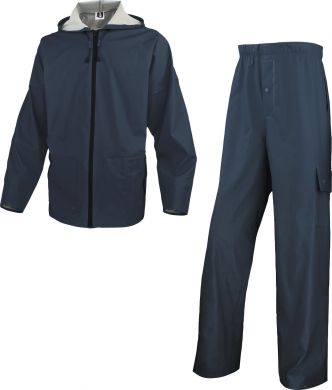 Delta Plus Rain jacket and trousers, blue, size XL EN850BMXG | Elektrika.lv