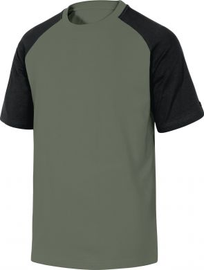 Delta Plus T-krekls 100% kokvilna, izmērs XXL, Zaļš-Melns GENOAVEXX | Elektrika.lv