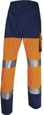 Delta Plus FLUO OR/BL PHPA2 TROUSERS XXL PHPA2OMXX | Elektrika.lv