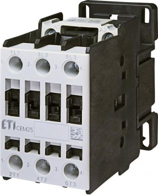 ETI CEM25.00-230V-50/60Hz kontaktors 3NO 25A 230V AC3 11kW 004645103 | Elektrika.lv