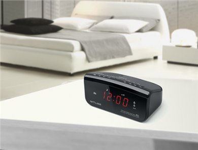 Muse Muse | Clock radio PLL | M-12CR | Alarm function | Black M-12CR
