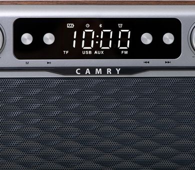 Camry Camry Bluetooth radio 16W, AUX in, Wooden CR 1183 | Elektrika.lv