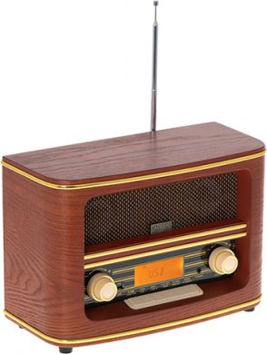 ADLER Adler | Retro Radio | AD 1187 | Alarm function | AUX in | Wooden AD 1187