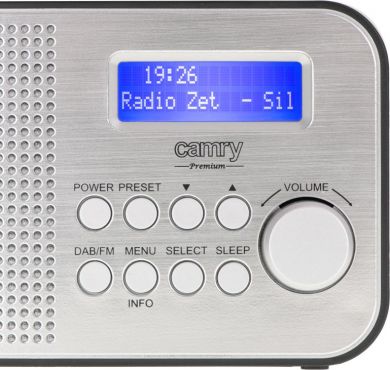 Camry Camry | CR 1179 | Portable Radio | Black/Silver | Alarm function CR 1179