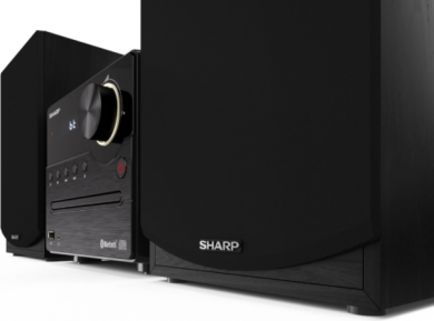 Sharp Sharp XL-B512(BK) Hi-Fi Micro System, CD/FM/USB/Bluetooth v5.0, 45W, Black | Sharp | Hi-Fi Micro System | XL-B512(BK) | Black | USB port | AUX in | Bluetooth | CD player | FM radio | Wireless connection XL-B512 BK