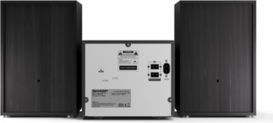 Sharp Sharp XL-B512(BK) Hi-Fi Micro System, CD/FM/USB/Bluetooth v5.0, 45W, Black | Sharp | Hi-Fi Micro System | XL-B512(BK) | Black | USB port | AUX in | Bluetooth | CD player | FM radio | Wireless connection XL-B512 BK