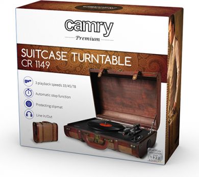 Camry Camry | Turntable suitcase | CR 1149 CR 1149