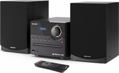 Sharp Sharp XL-B517D(BK) Hi-Fi Micro System, CD/FM/USB/Bluetooth v5.0, Aux-in, 45W, Black | Sharp | Hi-Fi Micro System | XL-B517D(BK) | Black | USB port | AUX in | Bluetooth | CD player | FM radio | Wireless connection XL-B517D BK