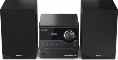Sharp Sharp XL-B517D(BK) Hi-Fi Micro System, CD/FM/USB/Bluetooth v5.0, Aux-in, 45W, Black | Sharp | Hi-Fi Micro System | XL-B517D(BK) | Black | USB port | AUX in | Bluetooth | CD player | FM radio | Wireless connection XL-B517D BK