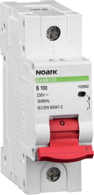 NOARK Ex9B125 1P B 100A Miniature Circuit Breaker (MCB) 102692 | Elektrika.lv