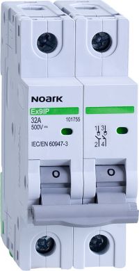 NOARK Ex9IP 2P 32A Slodzes slēdzis 500V 101755 | Elektrika.lv