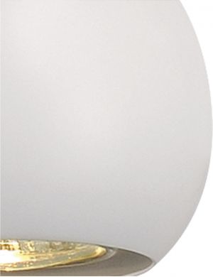 SLV LIGHT EYE BALL pendant, white/chrome, Gaismeklis 133491 | Elektrika.lv