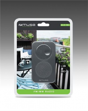 Muse Muse | Pocket radio | M-01 RS | Black M-01RS