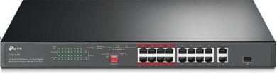 Tp-Link 16x10Base-T/100Base-TX, 16 PoE+ портовый сетевой коммутатор (switch) TL-SL1218P | Elektrika.lv