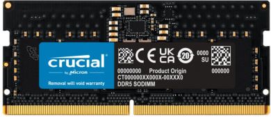 Crucial Operatīvā atmiņa 8GB DDR5-4800/SO CT8G48C40S5 | Elektrika.lv