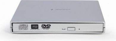 Gembird DVD RW USB2 8X EXT RTL/SILVER DVD-USB-02-SV GEMBIRD DVD-USB-02-SV | Elektrika.lv
