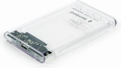 Gembird HDD CASE EXT. USB3 2.5"/TRANSPARENT EE2-U3S9-6 GEMBIRD EE2-U3S9-6 | Elektrika.lv