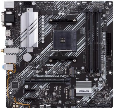 Asus Mainboard ASUS AMD B550 SAM4 MicroATX Memory DDR4 Memory slots 4 2xPCI-Express 3.0 1x 1xPCI-Express 4.0 16x 2xM.2 1x15pin D-sub 1xDVI-D 1xHDMI 2xAudio-In 1xAudio-Out 6xUSB 3.2 1xPS/2 1xRJ45 PRIMEB550M-AWIFIII PRIMEB550M-AWIFIII | Elektrika.lv