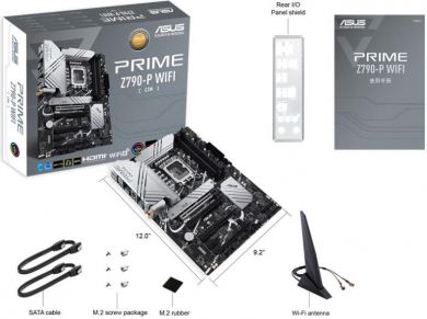 Asus Mainboard ASUS Intel Z790 LGA1700 ATX Memory DDR5 Memory slots 4 1xPCI-Express 3.0 1x 3xPCI-Express 4.0 16x 1xPCI-Express 5.0 16x 3xM.2 1xHDMI 1xDisplayPort 4xUSB 2.0 3xUSB 3.2 1xUSB-C 1xPS/2 1xRJ45 3xAudio port PRIMEZ790-PWIFI PRIMEZ790-PWIFI | Elektrika.lv