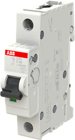 ABB S201-C40 Miniature Circuit Breaker 6kA 40A 1P 2CDS251001R0404 | Elektrika.lv