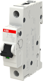 ABB S201-C63 Автоматический выключатель 6kA 63A 1P 2CDS251001R0634 | Elektrika.lv