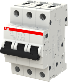 ABB S203-C13 Mini Circuit Breaker 6kA 13A 3P 2CDS253001R0134 | Elektrika.lv