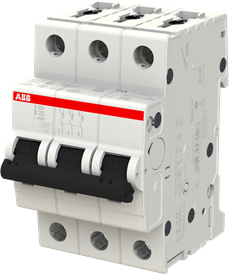 ABB S203-B25 Mini Circuit Breaker 6kA 25A 3P 2CDS253001R0255 | Elektrika.lv