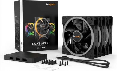  CASE FAN 120MM LIGHT WINGS/TRIPLE-PACK BL076 BE QUIET BL076 | Elektrika.lv