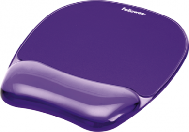 Fellowes Gel mouse pad with wrist rest Crystals&reg;, purple 9144104 | Elektrika.lv