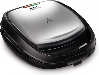 Tefal TEFAL | SW341D12 Snack Time | Sandwich Maker | 700 W | Number of plates 2 | Number of pastry | Diameter  cm | Stainless Steel/Black SW341D12