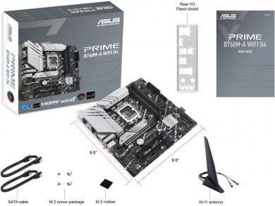 Asus Mainboard ASUS Intel B760 Express LGA1700 Micro-ATX Memory DDR4 Memory slots 4 3xPCI-Express 4.0 16x 2xM.2 2xHDMI 1xDisplayPort 4xUSB 2.0 2xUSB 3.2 1xPS/2 1xRJ45 3xAudio port PRIMEB760M-AWIFID4 PRIMEB760M-AWIFID4 | Elektrika.lv