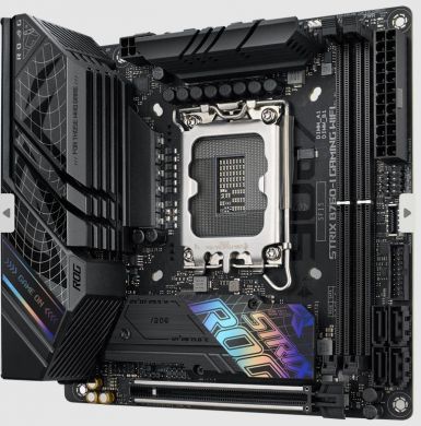 Asus Mainboard ASUS Intel B760 Express LGA1700 Mini-ITX Memory DDR5 Memory slots 2 1xPCI-Express 5.0 16x 2xM.2 1xHDMI 1xDisplayPort 3xUSB 2.0 3xUSB 3.2 2xUSB-C 1xRJ45 5xAudio port STRIXB760-IGAMINGWIFI STRIXB760-IGAMINGWIF | Elektrika.lv