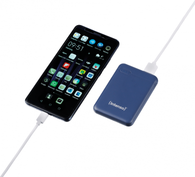 INTENSO Power Bank XS5000, 5000mAh, 10.5W, blue 7313525 | Elektrika.lv
