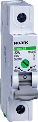 NOARK Ex9I125 1P 32A Модульный выключатель нагрузки 100862 | Elektrika.lv