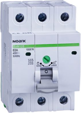 NOARK Ex9I125 3P 63A Модульный выключатель нагрузки 100876 | Elektrika.lv