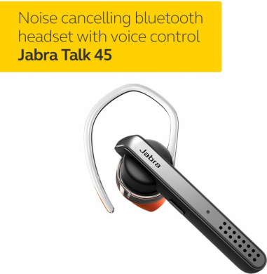 Jabra Talk 45 | Hands free device | Noise-canceling | 7.2 g | Silver 100-99800900-60