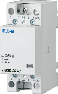 EATON Z-SCH230/25-31 Kontaktors 25A 230V 3N/O+1N/C 2HP 248846 | Elektrika.lv