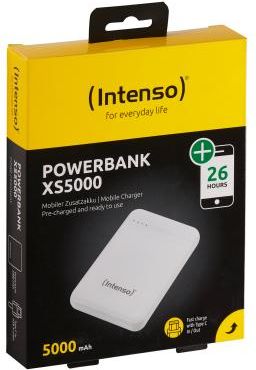 INTENSO Lādētājs-akumulators (Power Bank) XS10000, 10000mAh, balts 7313532 | Elektrika.lv