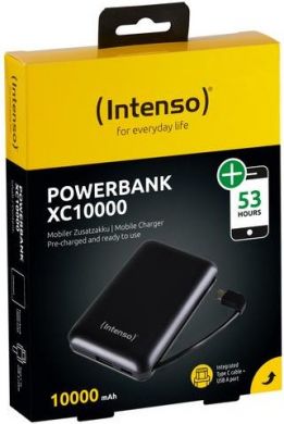 INTENSO Lādētājs-akumulators (Power Bank) XC10000, 10000mAh, melns 7314530 | Elektrika.lv